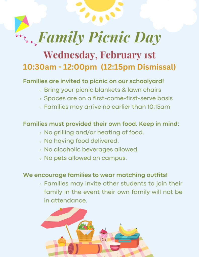 Catholic Schools Week: Family Picnic Information | St. Thomas the ...